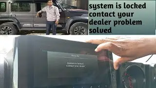 system is locked contact your dealer problem how to fix. #jimny #musicsystem #lock