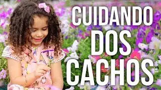 Como eu cuido do cabelo cacheado da Rafaella | Produtos | cachos infantis
