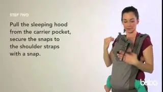 Babymaxi.com: Boba Carrier 4G - Using the sleeping hood