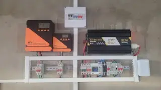 Atualização do meu sistema agora em 24v e inversor joyfox 2500w 5 placa de 340w mppt 60 a