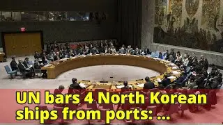 UN bars 4 North Korean ships from ports: Diplomats