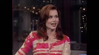 Geena Davis on The Letterman Show 10:2:2000