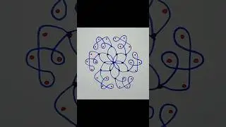 Simple kolam designs #shorts #shortsfeed #shortsviral #viralshorts #muggulu @Pratibha_91
