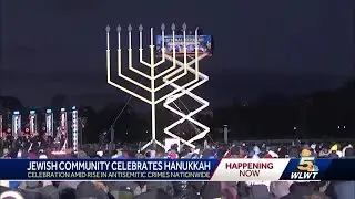 Jewish Community Celebrates Hanukkah
