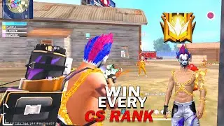 Win Every Cs Rank Push Groza + Scar Random Player in Free Fire