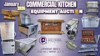 Commercial Kitchen Equipment Auction Packed With Restaurant Essentials