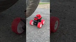 Can I Break This Monster Car With Bike?