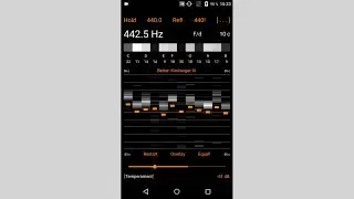 Detection of Tuning Temperaments with Intonation Expert app for Android
