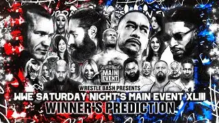 WWE Saturday Night's Main Event XLIII Winners Prediction 