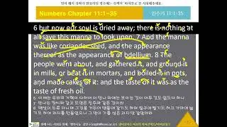 ASV English Bible Study 134 Numbers 11, Table Education, Faith Lectures for the General Public, T...