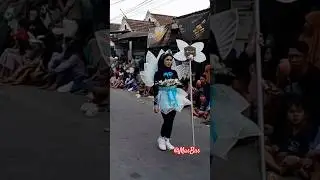 Kostum Peri Putih Hijau #trending #karnaval #karnavalbudaya #shorts #pawai #pawaibudaya #viral