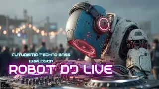 Futuristic Techno Bass Explosion | Robot DJ Live Performance at Epic Festival Set 2025
