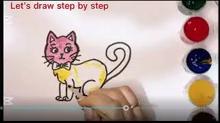How to Draw a Cute Cat Step by Step | Easy Drawing Tutorial