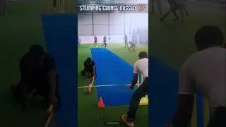 Stumping Chance Missed ❌ | @Indoor World, Colombo  #indoorcricket #cricket #bowlingaction #fielding