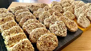 حلوة دواز أتاي باللوز راقية (duchesse) بمقادير بسيطة كتعطينا كمية كبيرة