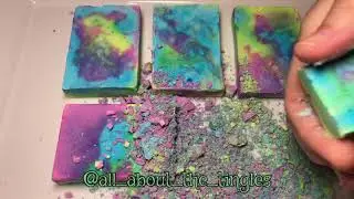 Soft Cornstarch Crumble &bull; ASMR