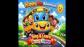 The Happy Bus Adventure + Nursery Rhymes for Kids | Learn Numbers, Colors, Shapes & Songs