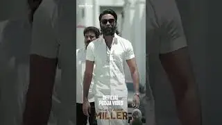 CAPTAIN MILLER - Official pooja event//DHANUSH😎// #captainkillerteaser #movie #love #Shorts