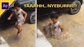 After effect tutorials, Nyebur dalam tanah