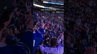 Florida Panthers fan booed at game 6 watch party 😂 #torontomapleleafs #hockey #nhlplayoffs #shorts