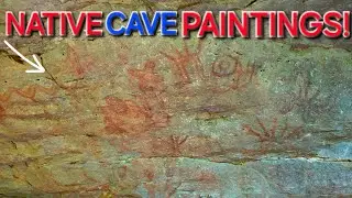 Native American Cave Paintings!!! Cooking over Fire and Exploring the Ozark Mountains!