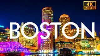 BOSTON UNITED STATES 4K DRONE