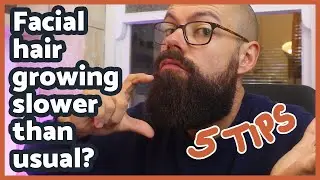 Facial hair growing slower than usual...Or is it a sneaky illusion?