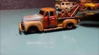 Hot Wheels - Custom Hot Wheels Truck rust patina- 52 Chevy