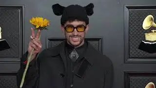 Bad Bunny on the Red Carpet I 2021 Annual GRAMMY Awards