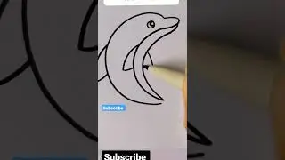 #dolphin  #dolphinproject #art #draw #drawingcartoons2 #drawings #drawingtutorial #drawingforkids