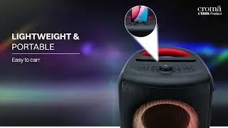 Croma 200W Party speaker | Feature video