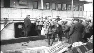 The 369th Infantry, 93rd Division African American troops of the New York Nationa...HD Stock Footage