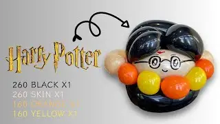 How to make Harry Potter Balloon Twisting 100% FREE Tutorial | 哈利波特扭氣球教學