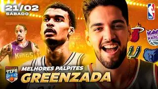 PALPITES DA NBA PARA HOJE 21 02 2026 (S&Aacute;BADO) + BILHETE PRONTO