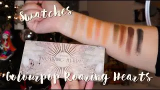 NEW! COLOURPOP HOLIDAY 2021 ROARING HEARTS COLLECTION SWATCHES & REVIEW