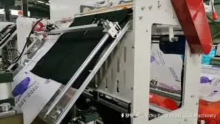 Two Lines Four Lines Heat Sealing Cold Cutting Flat Bag Making Machine