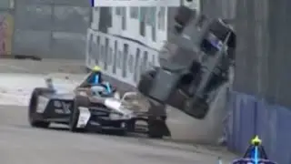 Formula E 2024 | Sao Paulo Race | Wehrlein Big Crash Flip