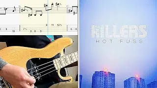 The Killers – Jenny Was A Friend Of Mine BASS COVER with TABS