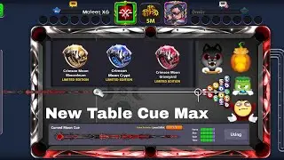 New Cursed Cue Maxx Free For All Trick ❤️ Crimson Table Free Rings ☺️ 8 ball Pool Miniclip