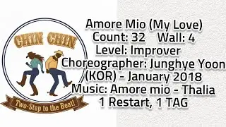 Amore Mio (My Love) / Amore Mio (My Love) Linedance / 아모레미오 라인댄스 / 초중급라인댄스