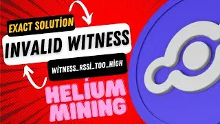 Helium (HNT) Mining witness_rssi_too_high Invalid Witness -  The Definitive Solution for Pisces P100
