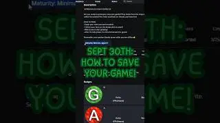 How to AGE RATE your Roblox Game! #robloxstudio