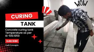 #Curing tank temperature #civilengineering #temperature #concrete #specifications #trending