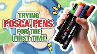 Пробуем ручки POSCA! &mdash; ПЕРВОЕ ВПЕЧАТЛЕНИЕ &mdash; Иллюстрация Wattson APEX LEGENDS!