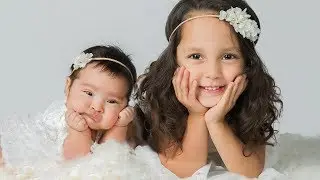 INFANT PHOTOGRAPHY at home with portable studio lighting setup, BABY photography VLOG 012