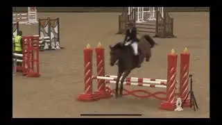 Georgia and Gordy in the 85cm amateur at Weston lawns 22.8.25