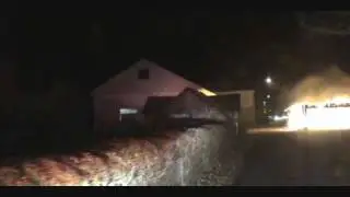 West Hazleton Fire Dept E-241 1st in on Hazle Twp Structure Fire