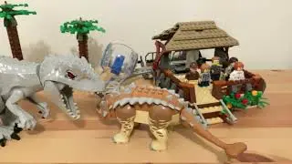 Indominus-rex Vs Ankylosaurus 75941 Set Building