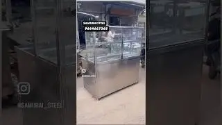 Ss display counter @samuraisteel17 #ahmedabad #steelcounter #gujarat #instagram #viral #youtube