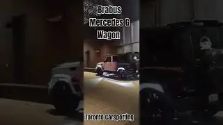 Toronto Carspotting Yorkville Supercars | Brabus Mercedes G Wagon